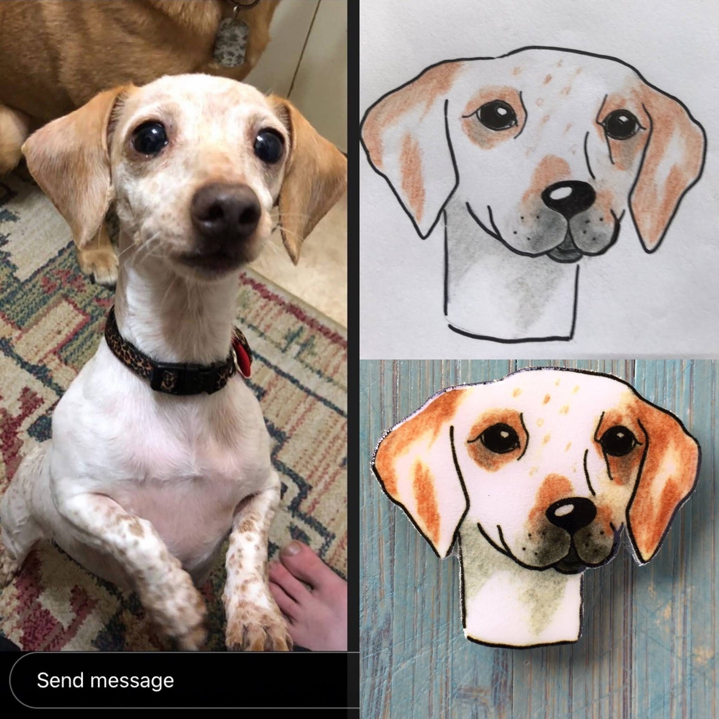Custom Dog Pin: Corgi Gift for Dog Lovers