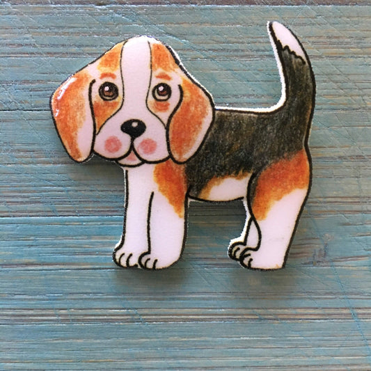 Beagle Dog Magnet: Hand-Made Pet Lover Gift