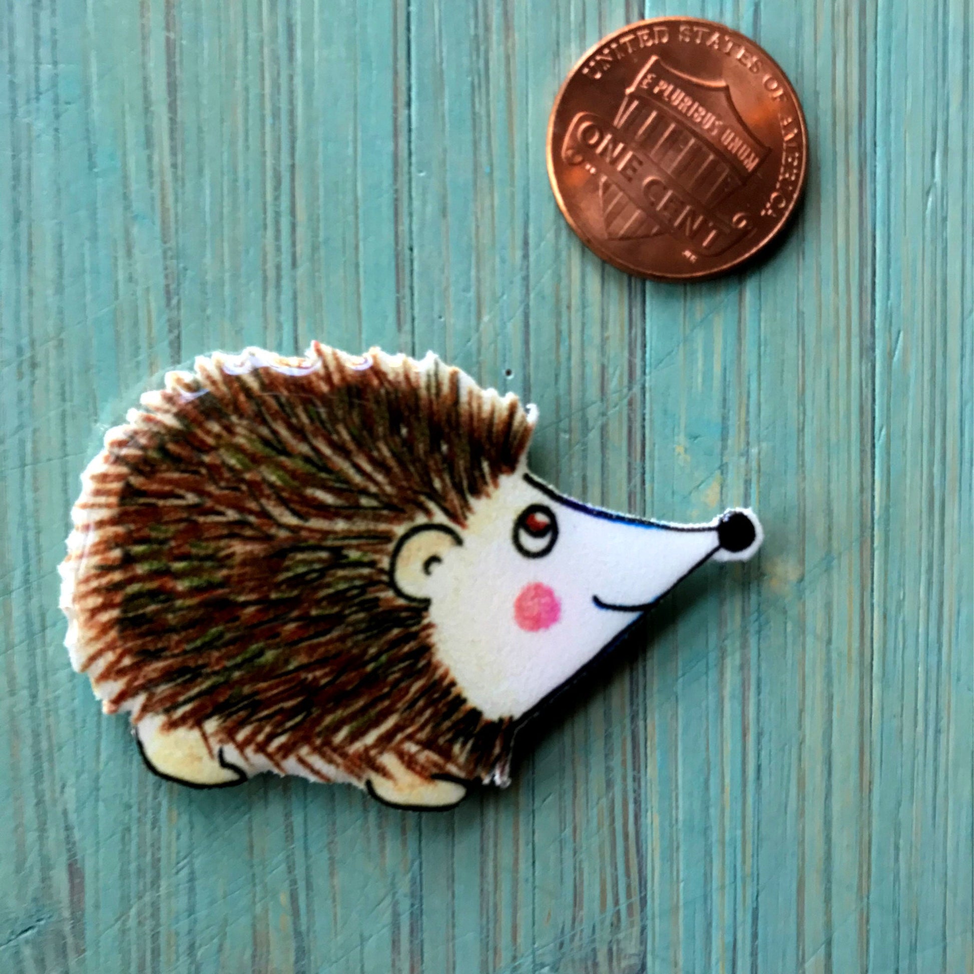 Hedgehog Needle Minder: Forest Animal Magnet Gift