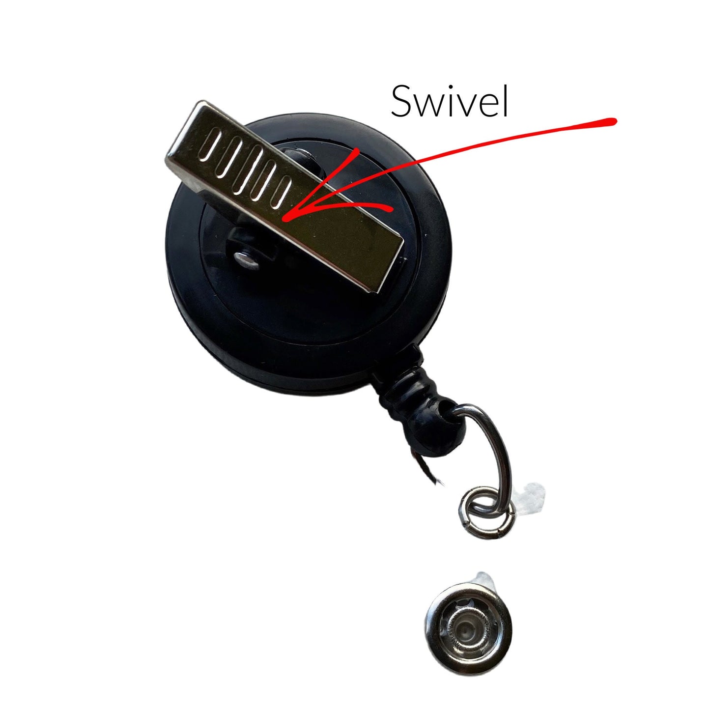 Custom Two Cats Badge Reel: Personalized Pet Portrait Gift