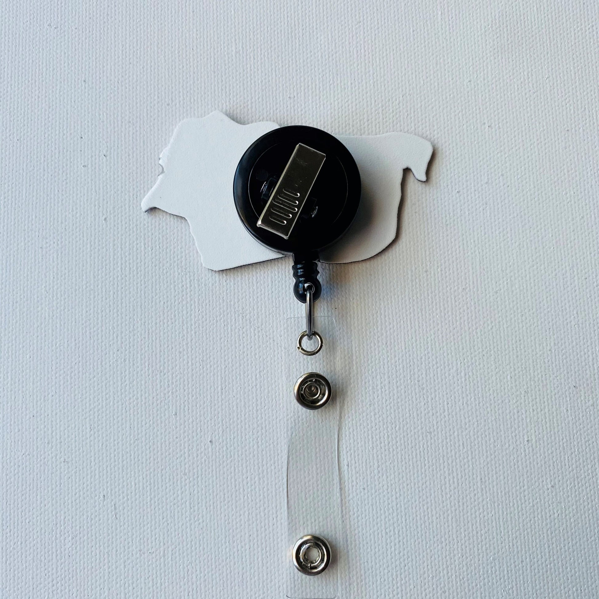 Custom Two Cats Badge Reel: Personalized Pet Portrait Gift