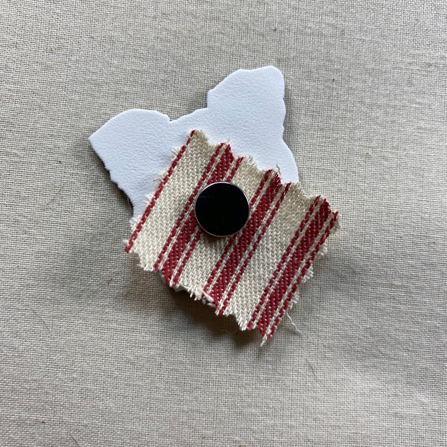 Border Collie Needle Minder: Cross Stitch Embroidery Gift