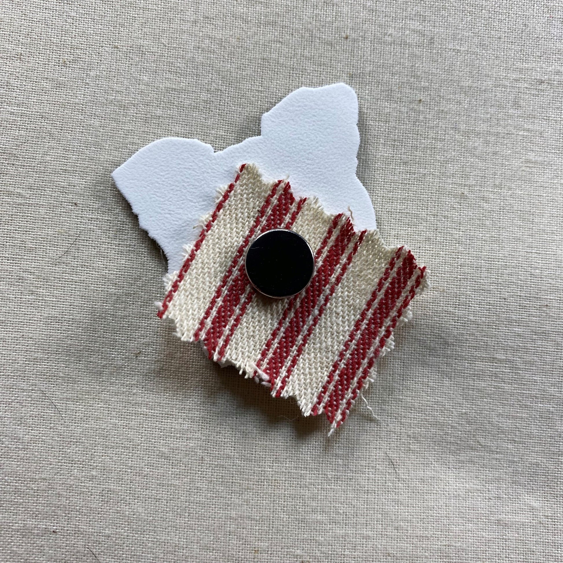 Border Collie Needle Minder: Cross Stitch Embroidery Gift