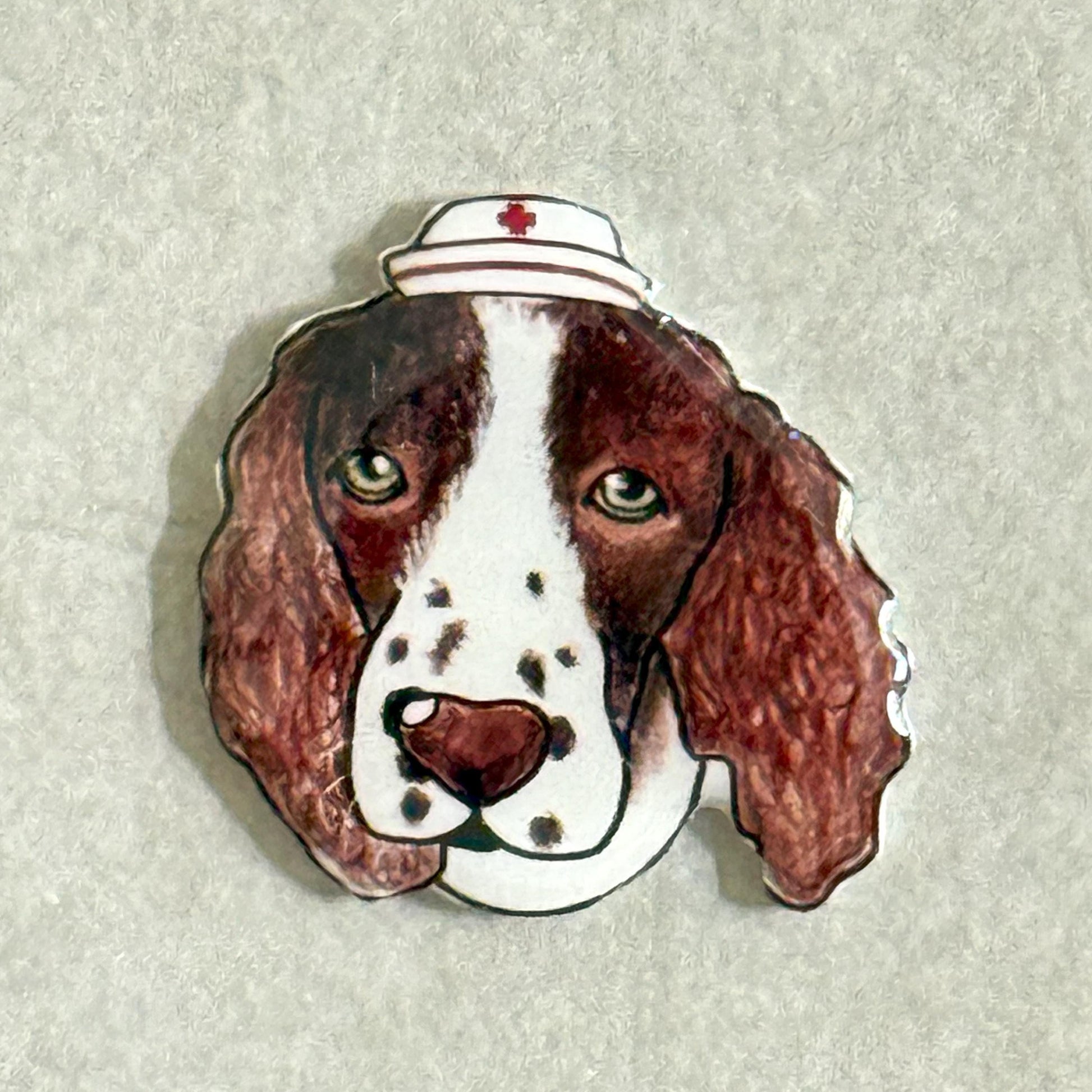 Custom Pet Portrait Pin:  Hand made  Dog or Cat Memorial Brooch