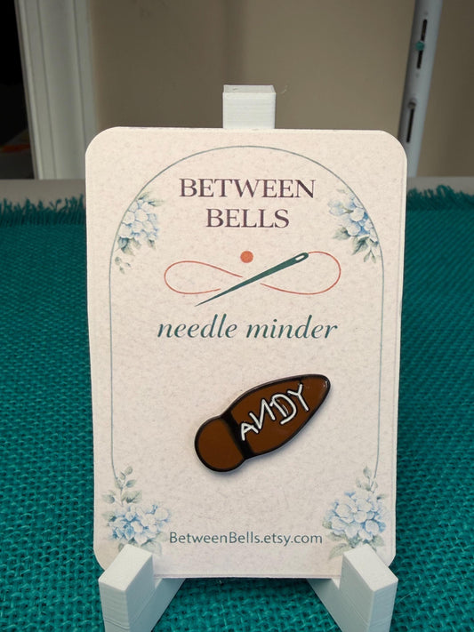 Andy Toy Boot Needle Minder for Needlepoint, Cross Stitch, Sewing and Embroidery