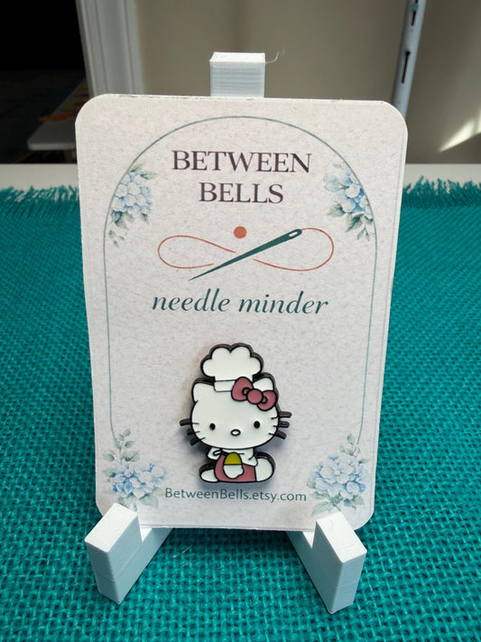 Baker Kitty Needle Minder for Needlepoint, Cross Stitch, Embroidery and Sewing