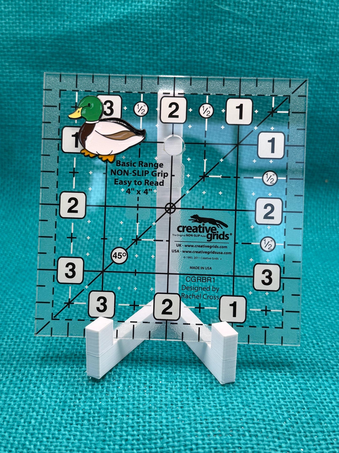 Mallard Duck Needle Minder for Needlepoint, Cross Stitch, Embroidery and Sewing