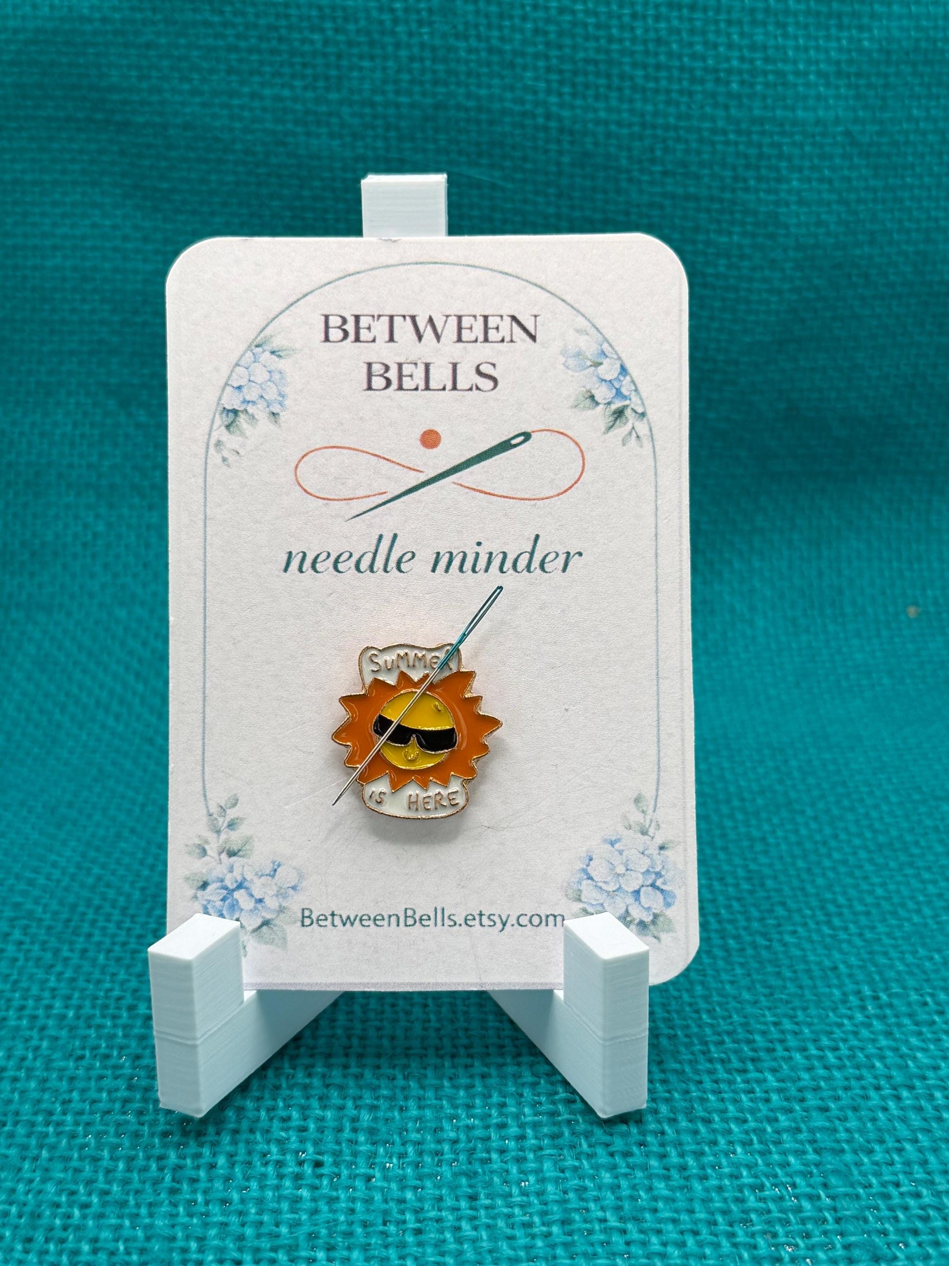 Salty Sun Needle Minder for Needlepoint, Cross Stitch, Embroidery and Sewing