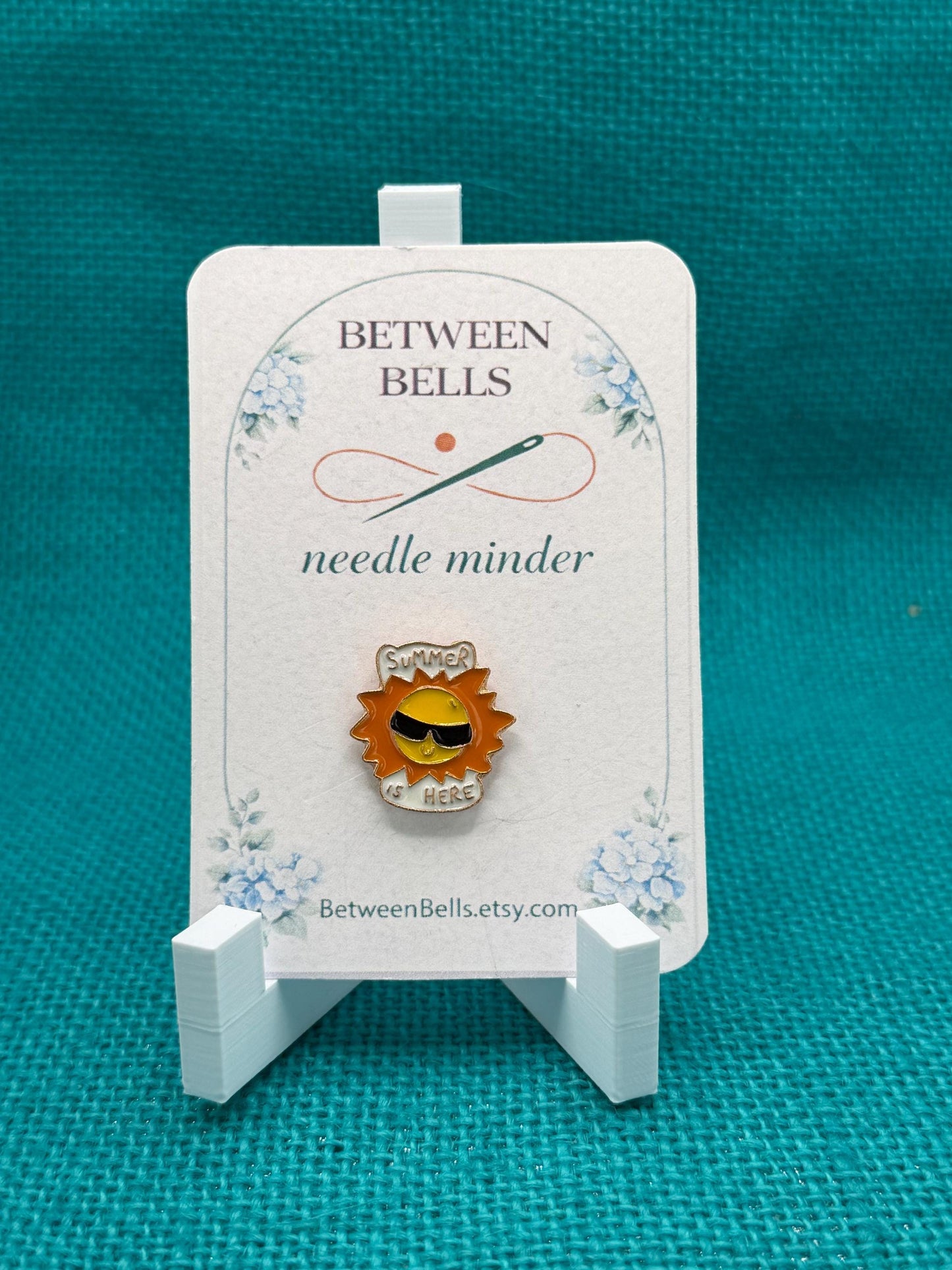 Salty Sun Needle Minder for Needlepoint, Cross Stitch, Embroidery and Sewing