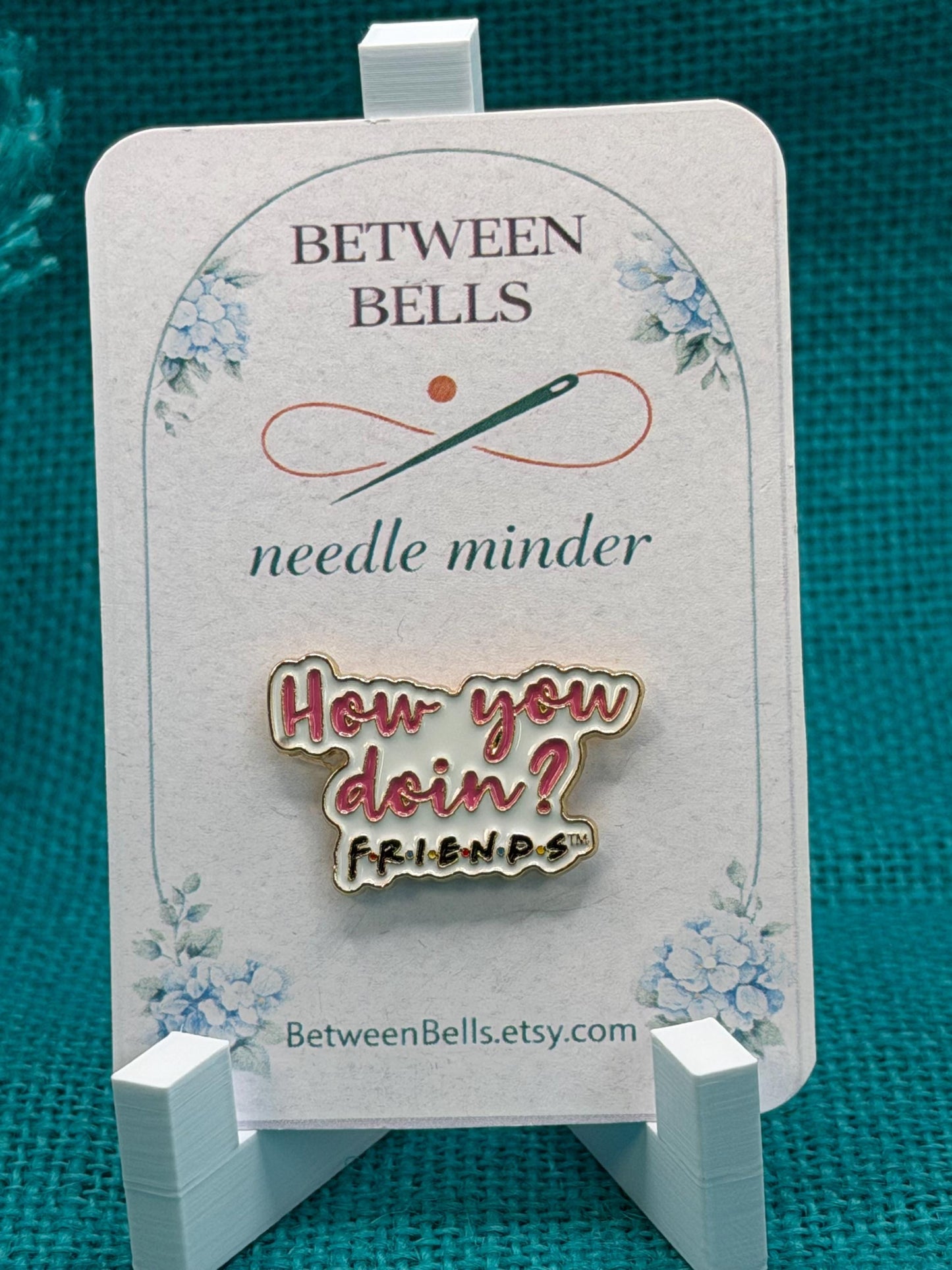 Funny Question Needle Minder for Needlepoint, Cross Stitch, Embroidery and Sewing