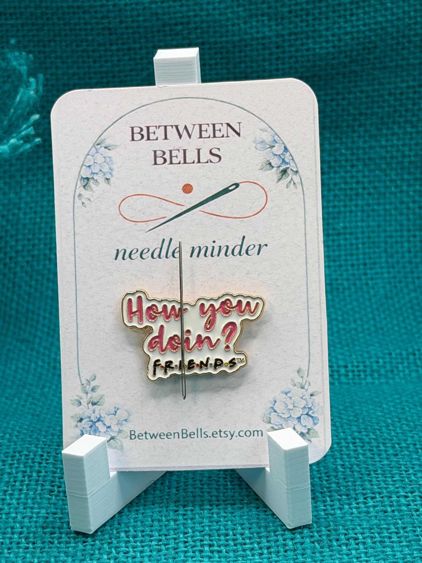 Funny Question Needle Minder for Needlepoint, Cross Stitch, Embroidery and Sewing