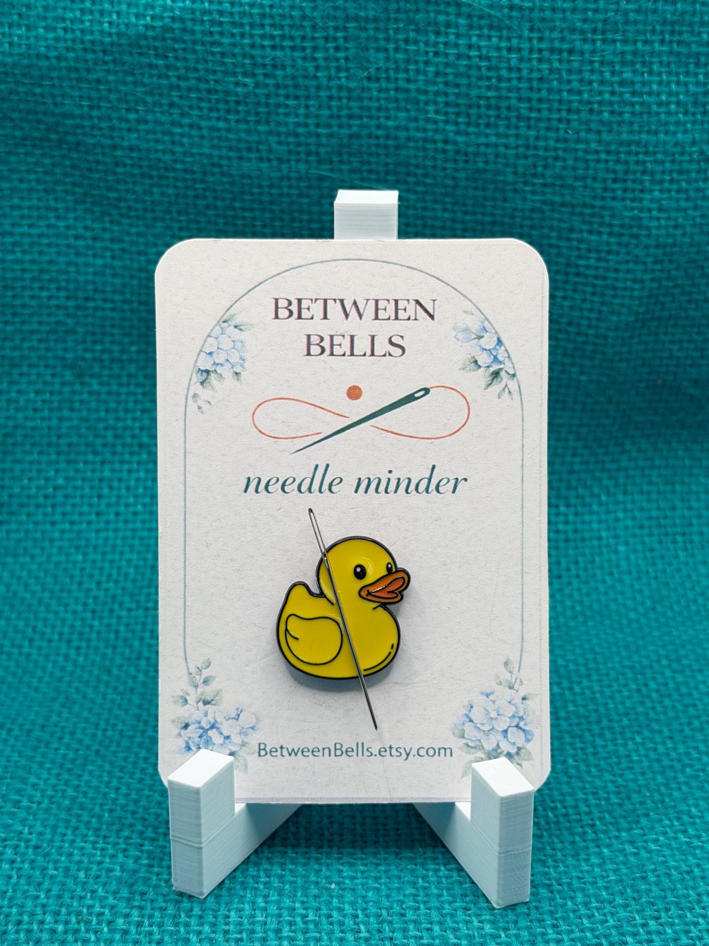 Rubber Duck Needle Minder | Cute Duck Magnet | Whimsical Bath Time Aesthetic | Cross Stitch Needle Holder