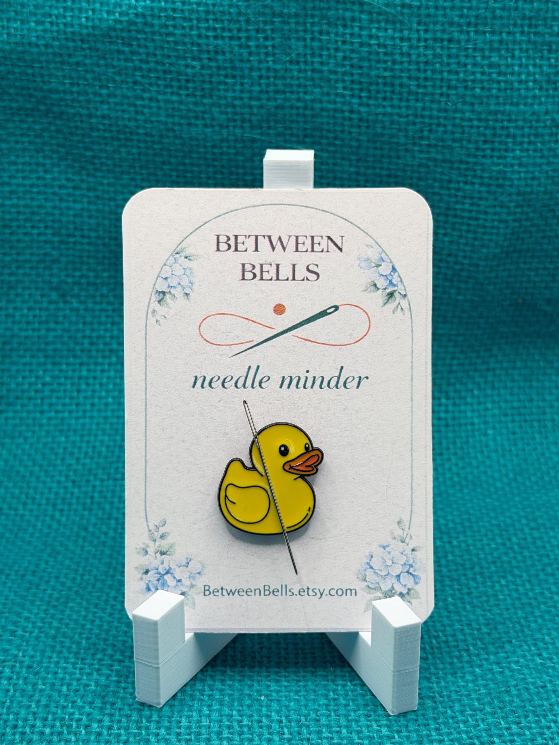 Rubber Duck Needle Minder | Cute Duck Magnet | Whimsical Bath Time Aesthetic | Cross Stitch Needle Holder