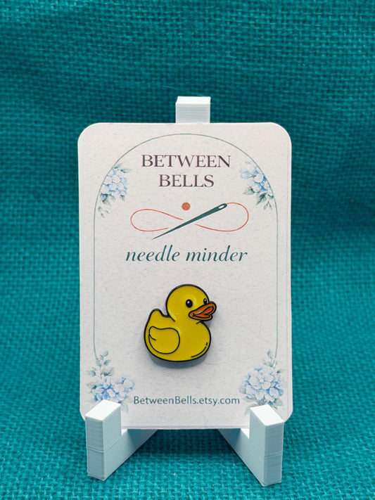 Rubber Duck Needle Minder | Cute Duck Magnet | Whimsical Bath Time Aesthetic | Cross Stitch Needle Holder