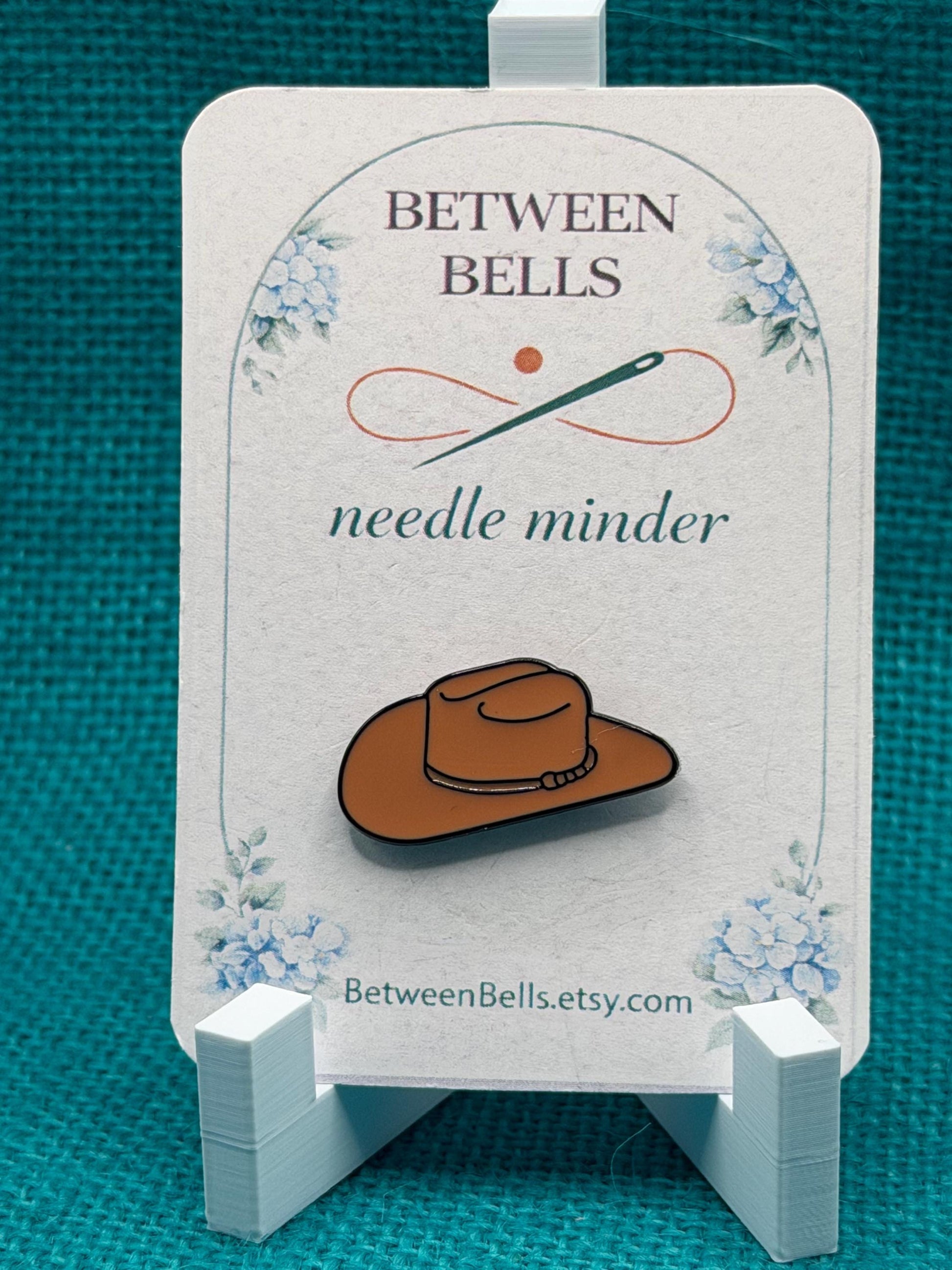 Cowboy Hat Needle Minder | Western Style Magnet | Country Lover Gift | Rodeo & Ranch Cross Stitch Accessory