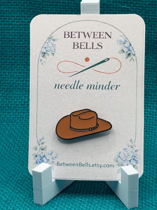 Cowboy Hat Needle Minder | Western Style Magnet | Country Lover Gift | Rodeo & Ranch Cross Stitch Accessory