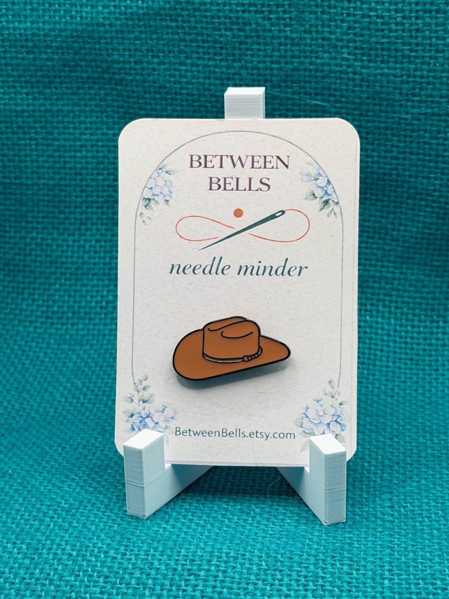 Cowboy Hat Needle Minder | Western Style Magnet | Country Lover Gift | Rodeo & Ranch Cross Stitch Accessory