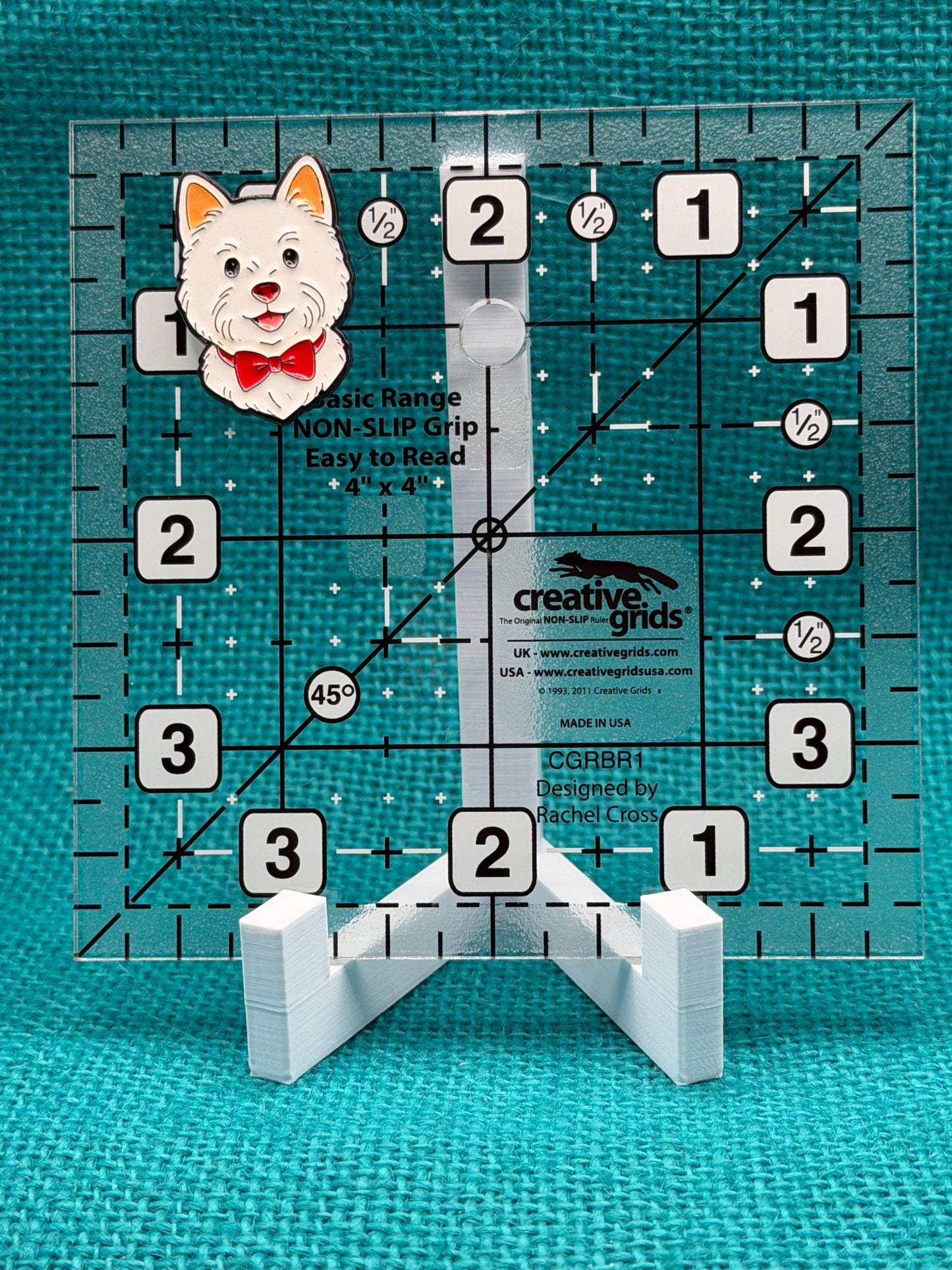 West Highland White Terrier Needle Minder | Westie Dog Magnet | Dog Lover Gift | Cross Stitch Needle Holder