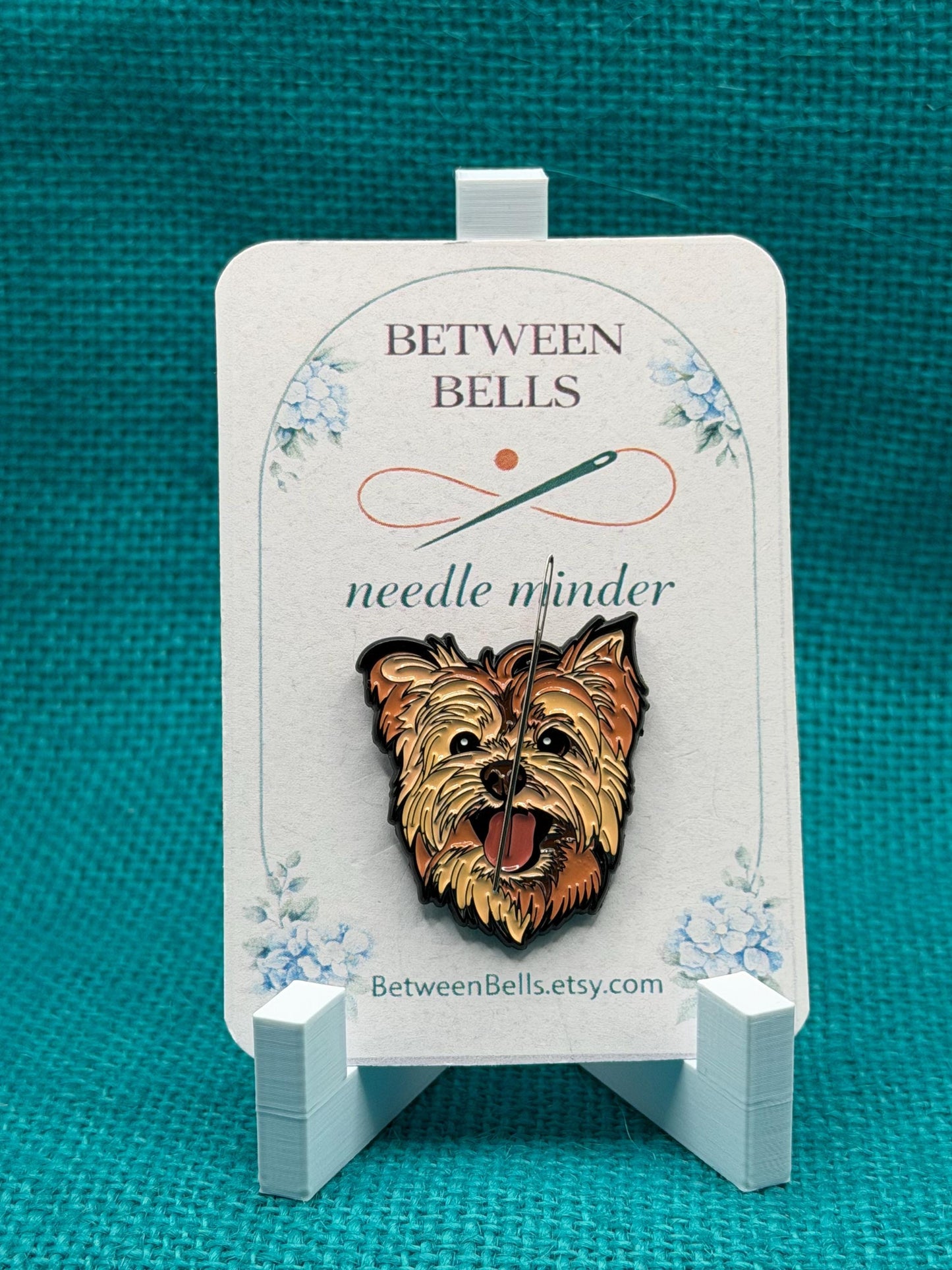 Yorkshire Terrier Needle Minder | Yorkie Dog Magnet | Dog Lover Gift | Pet Parent Cross Stitch Needle Holder