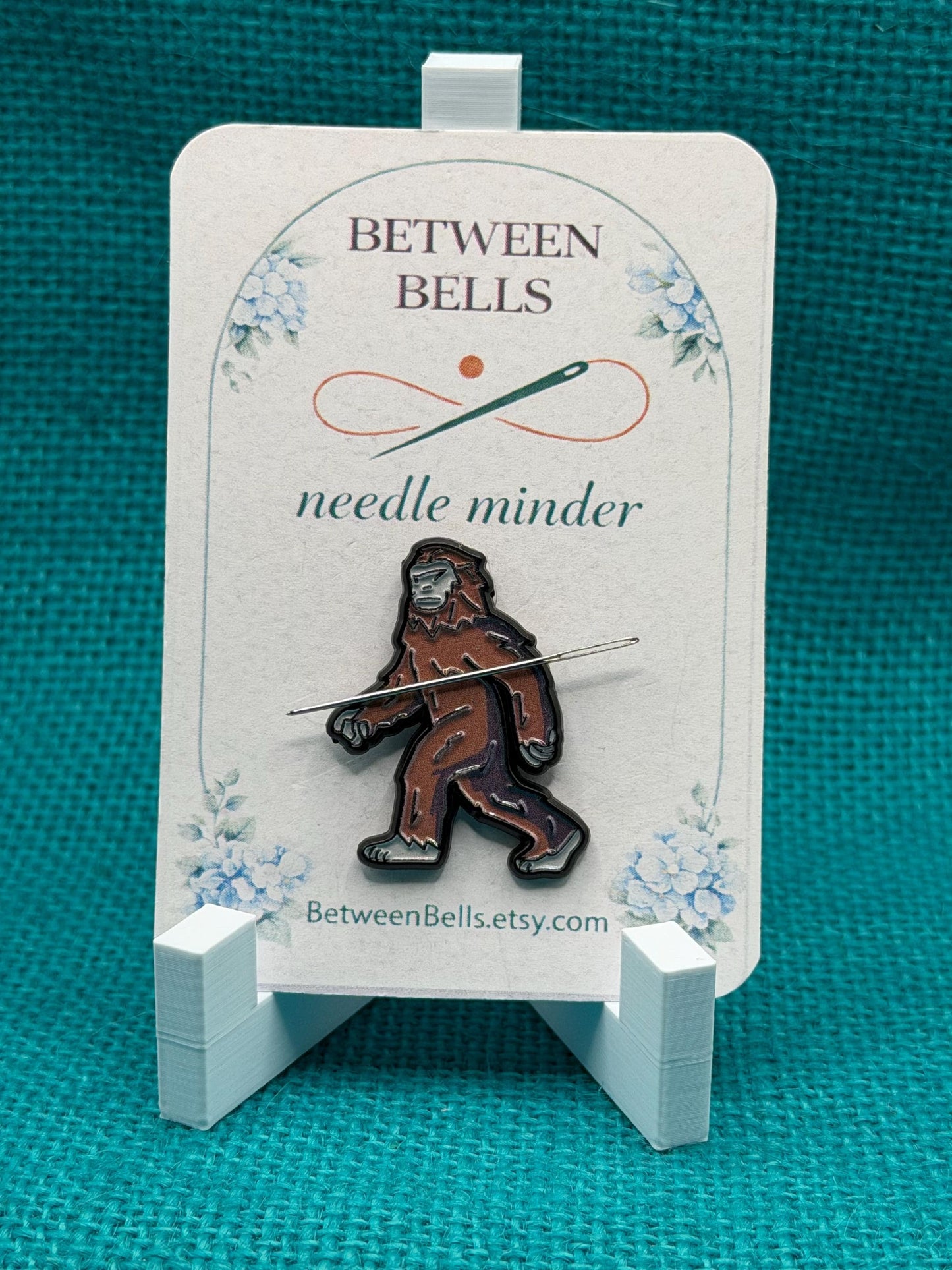 Mysterious Forest Creature Needle Minder | Funny Cryptid Magnet | Woodland Legend Gift | Cross Stitch Needle Holder