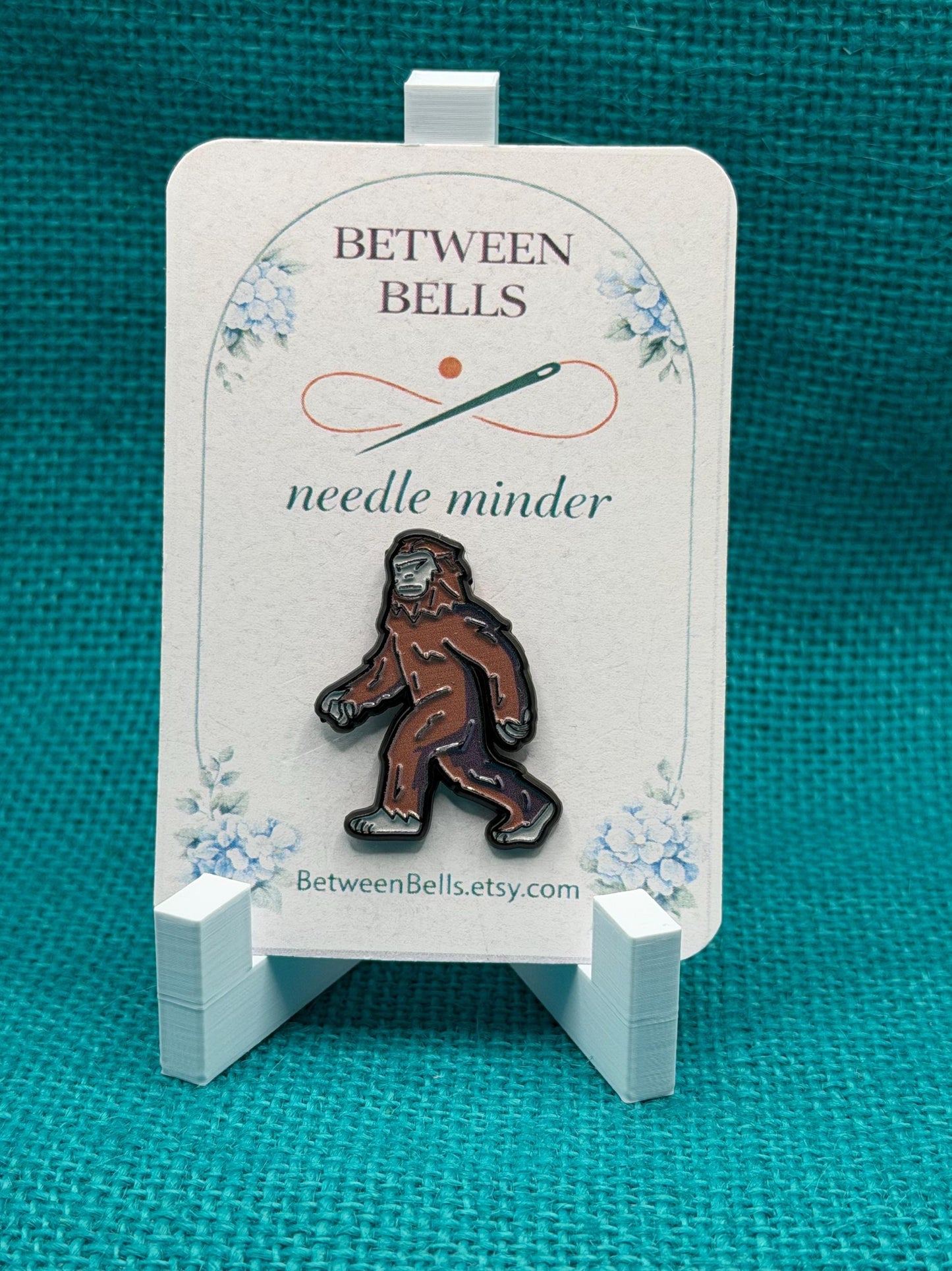 Mysterious Forest Creature Needle Minder | Funny Cryptid Magnet | Woodland Legend Gift | Cross Stitch Needle Holder