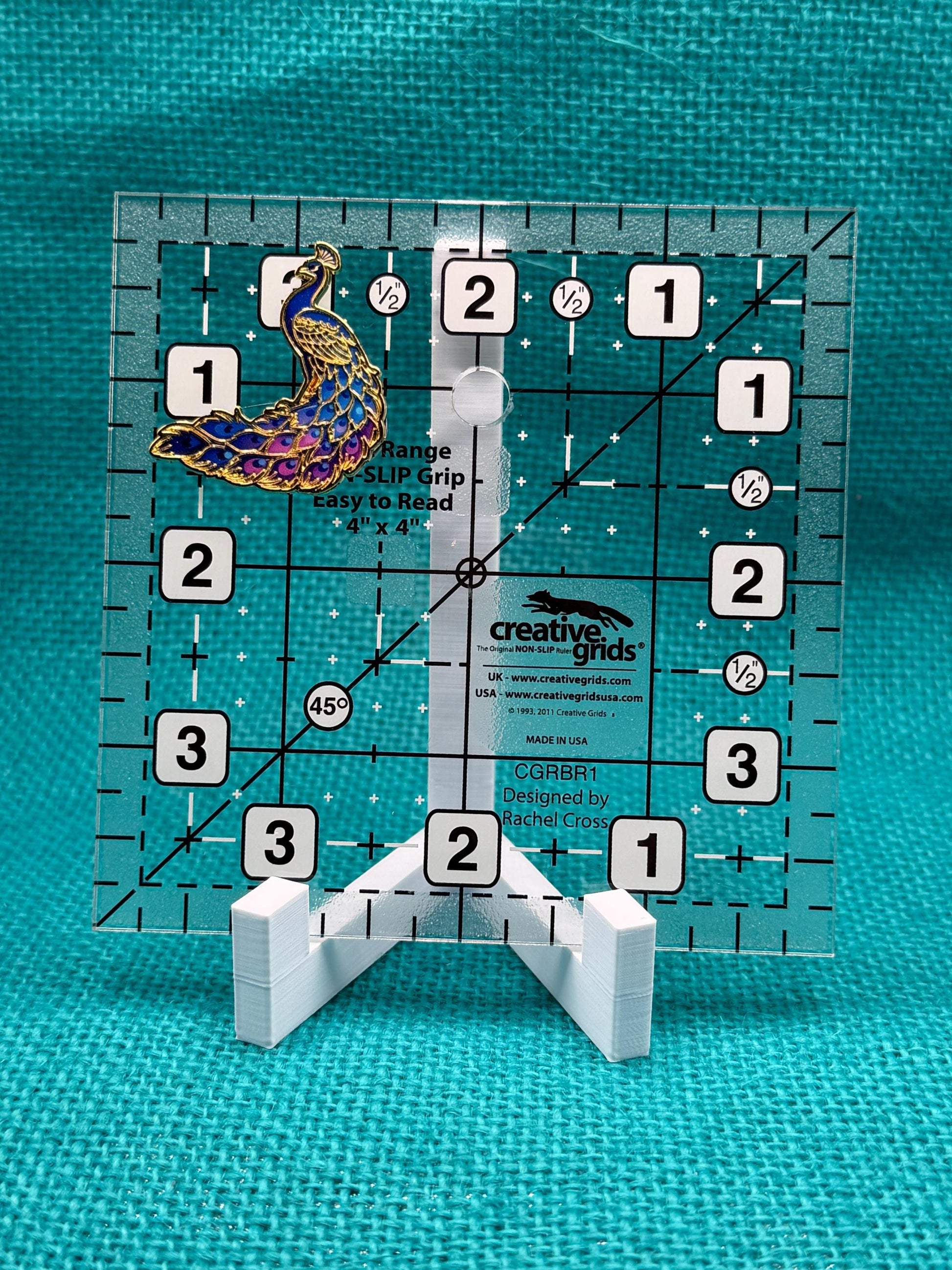 Peacock Needle Minder | Elegant Bird Magnet | Colorful Nature Lover Gift | Cross Stitch Needle Holder