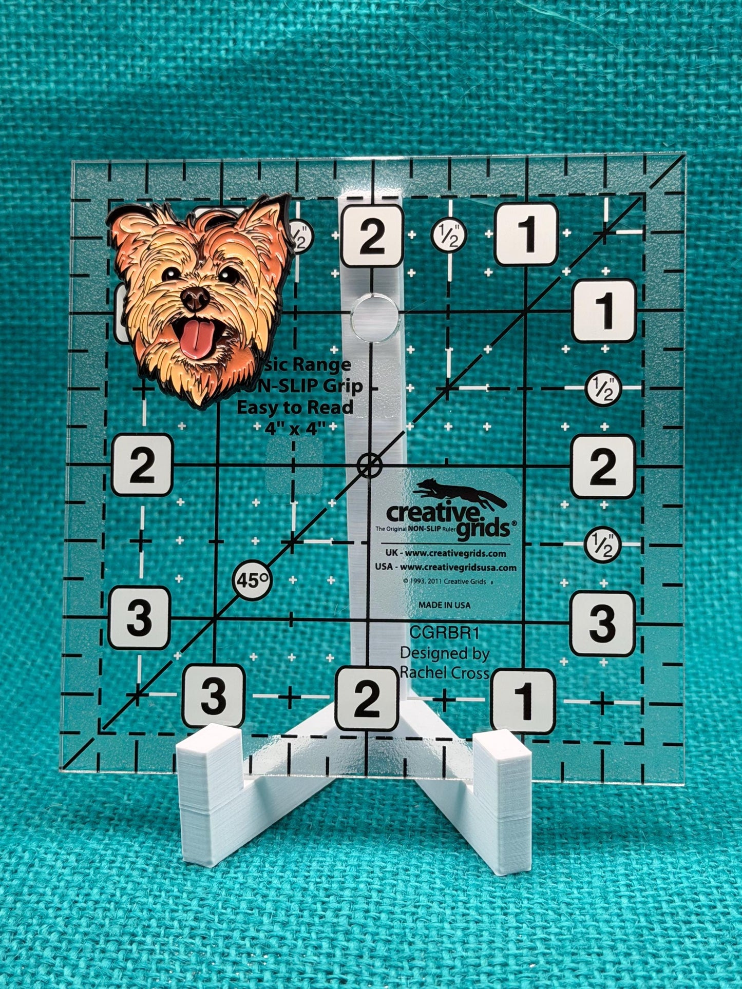 Yorkshire Terrier Needle Minder | Yorkie Dog Magnet | Dog Lover Gift | Pet Parent Cross Stitch Needle Holder