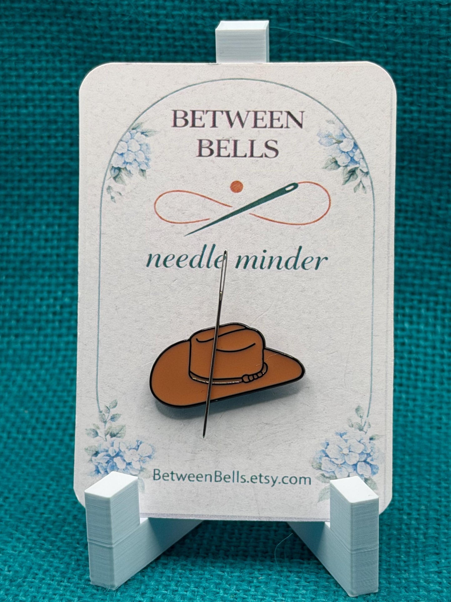Cowboy Hat Needle Minder | Western Style Magnet | Country Lover Gift | Rodeo & Ranch Cross Stitch Accessory