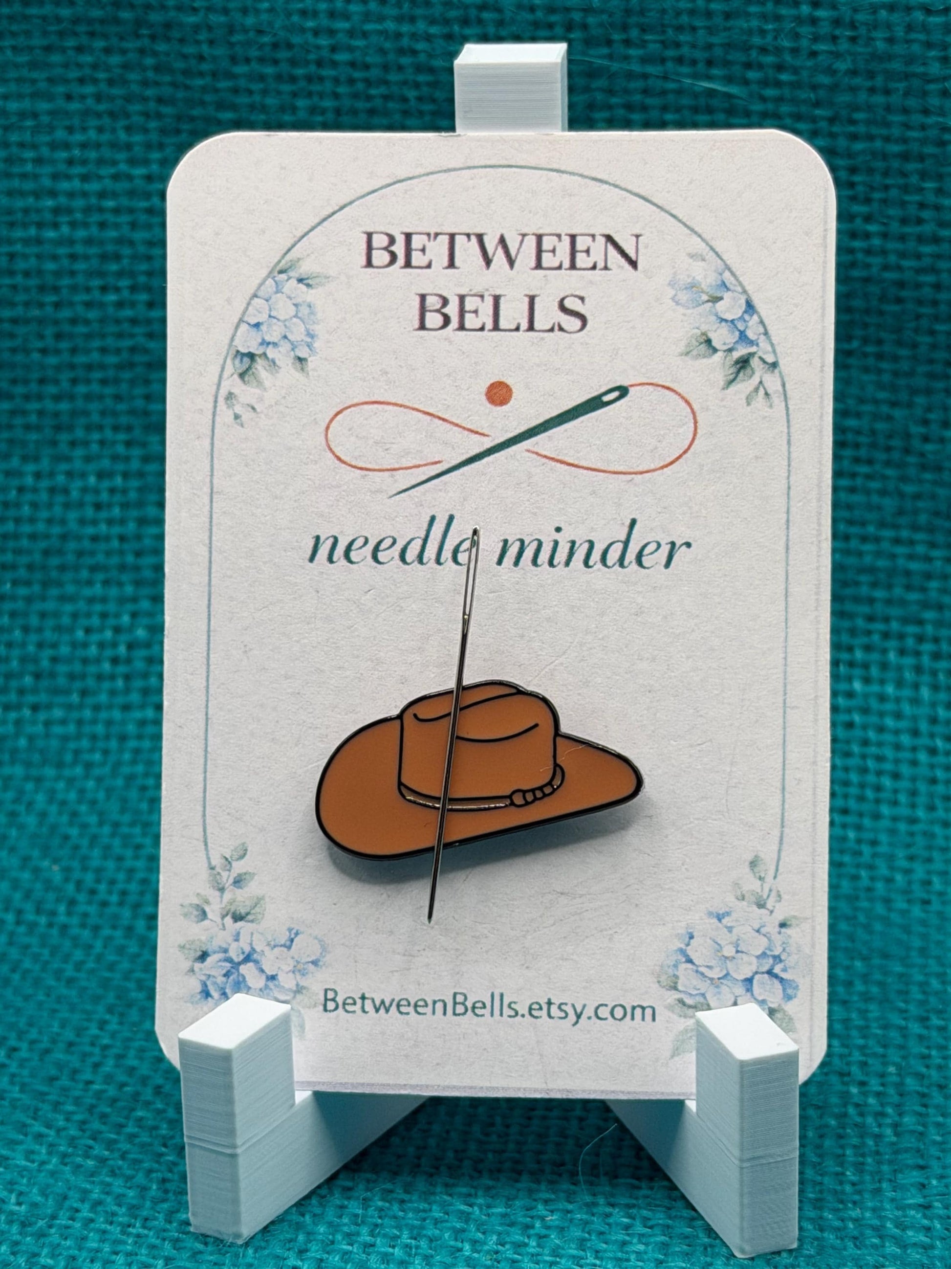 Cowboy Hat Needle Minder | Western Style Magnet | Country Lover Gift | Rodeo & Ranch Cross Stitch Accessory