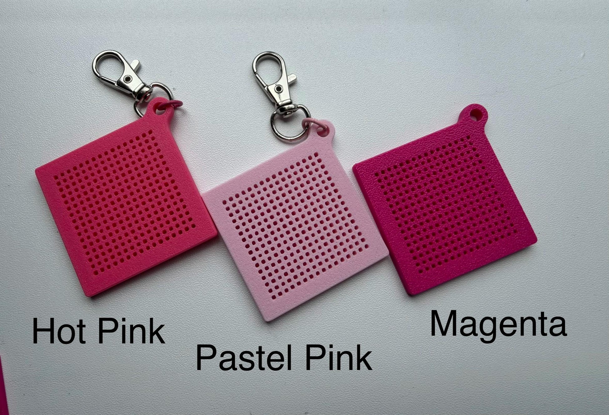 Mini Stitch Keychain Canvas | 3D Printed Cross Stitch Keychain | Portable Stitch Project | Beginner Friendly Stitching Gift
