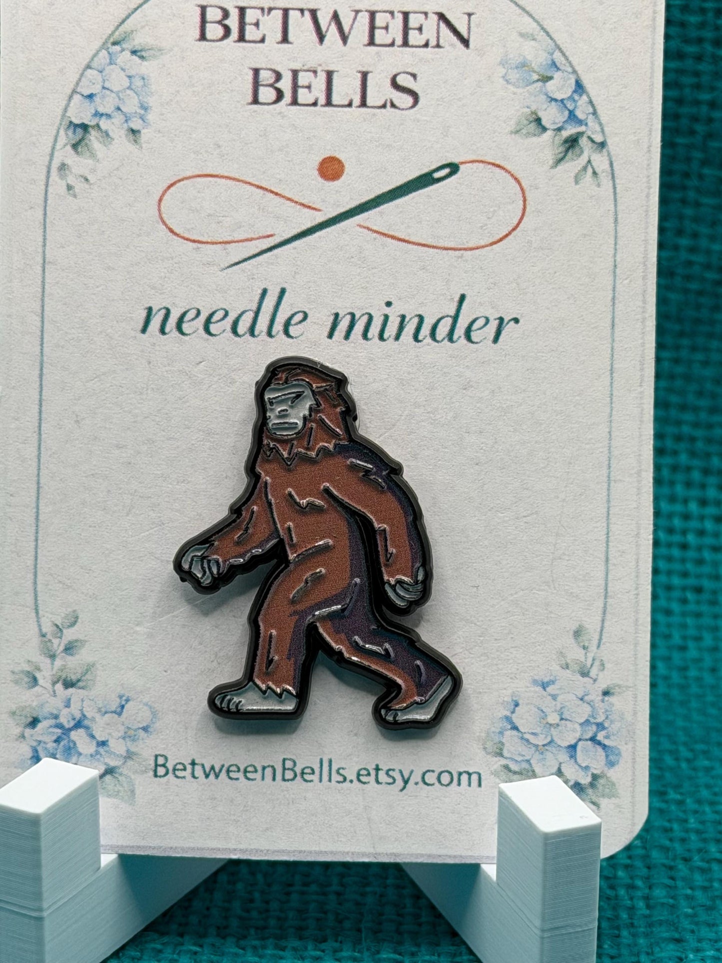 Mysterious Forest Creature Needle Minder | Funny Cryptid Magnet | Woodland Legend Gift | Cross Stitch Needle Holder