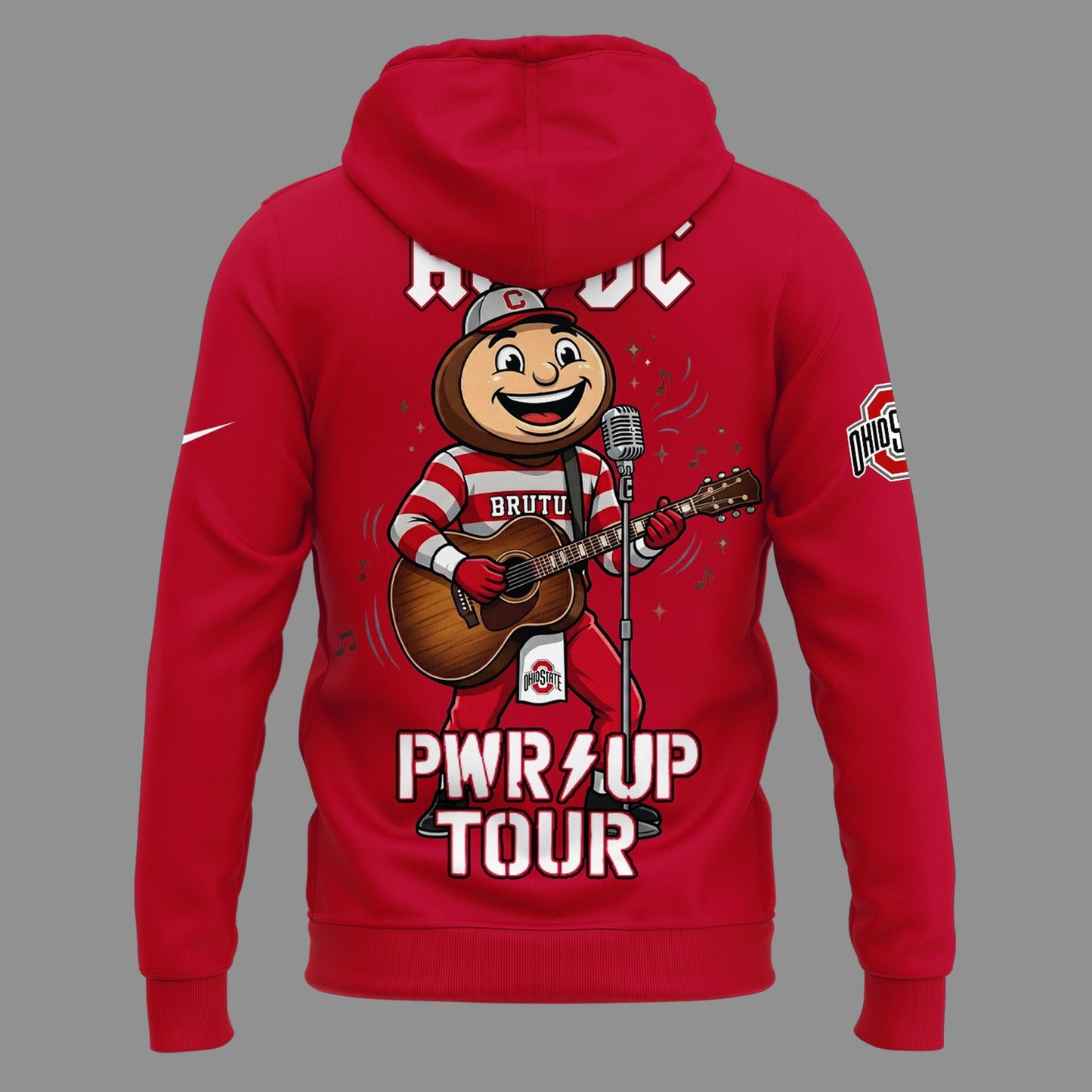 AC/DC x Ohio State Buckeyes Football - Power Up Tour 2026 Hoodie