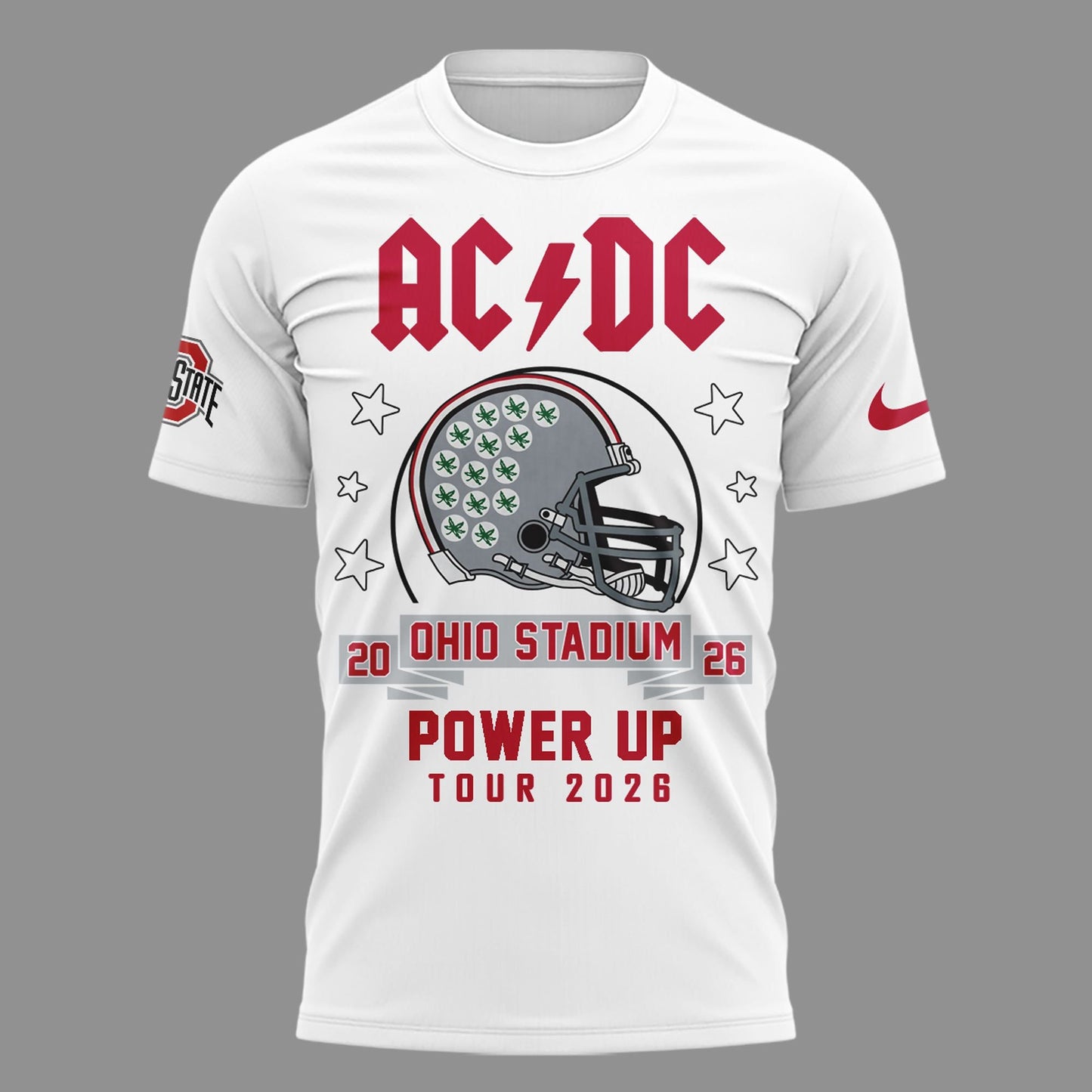 Special Tshirt AC/DC x Ohio State Buckeyes Football - Power Up Tour 2026 T-Shirt