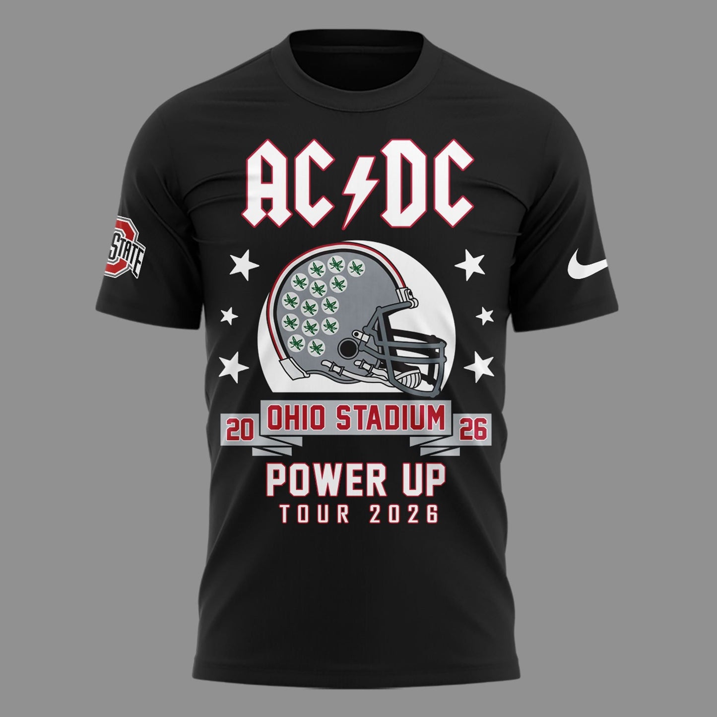 Limited Tshirt AC/DC x Ohio State Buckeyes Football - Power Up Tour 2026 T-Shirt