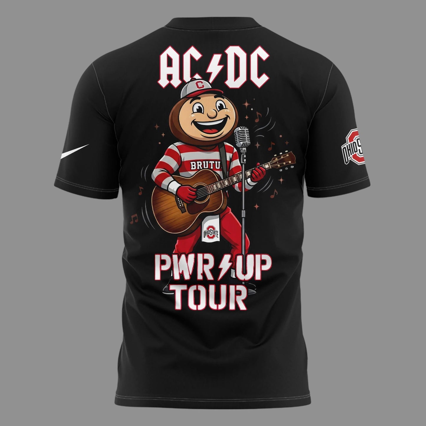 Limited Tshirt AC/DC x Ohio State Buckeyes Football - Power Up Tour 2026 T-Shirt