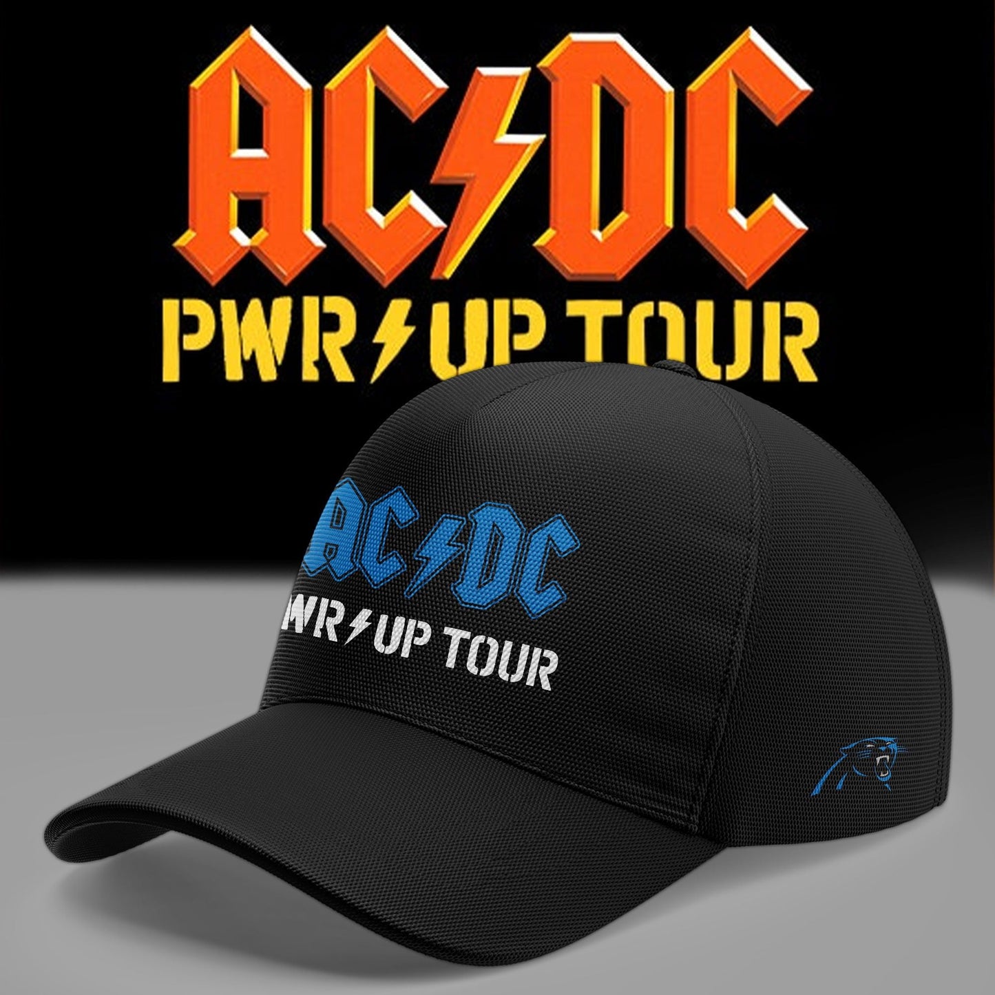 Cap AC/DC x Carolina Panthers Football - Power Up Tour 2026 Cap