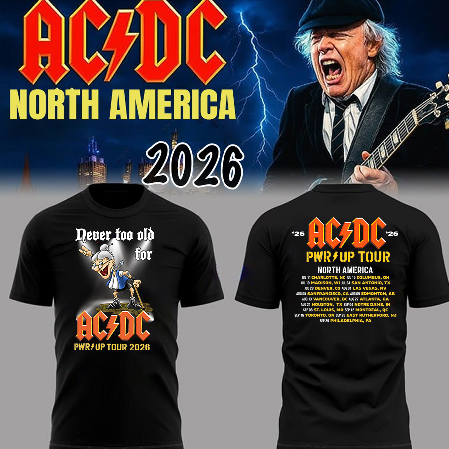 Exclusive AC/DC - North America Power Up Tour 2026 T-Shirt