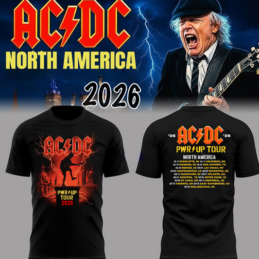 Power Up Tour 2026 AC/DC North America T-Shirt