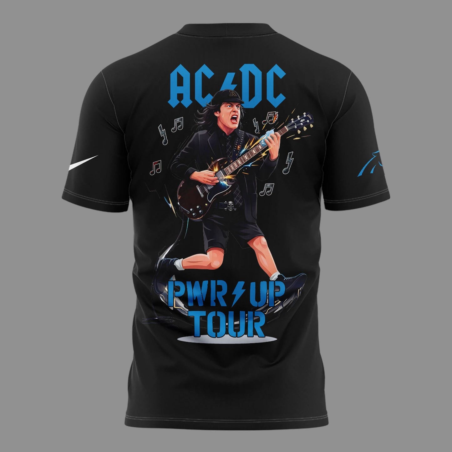 Perfect Tshirt AC/DC x Carolina Panthers - Power Up Tour 2026 T-Shirt