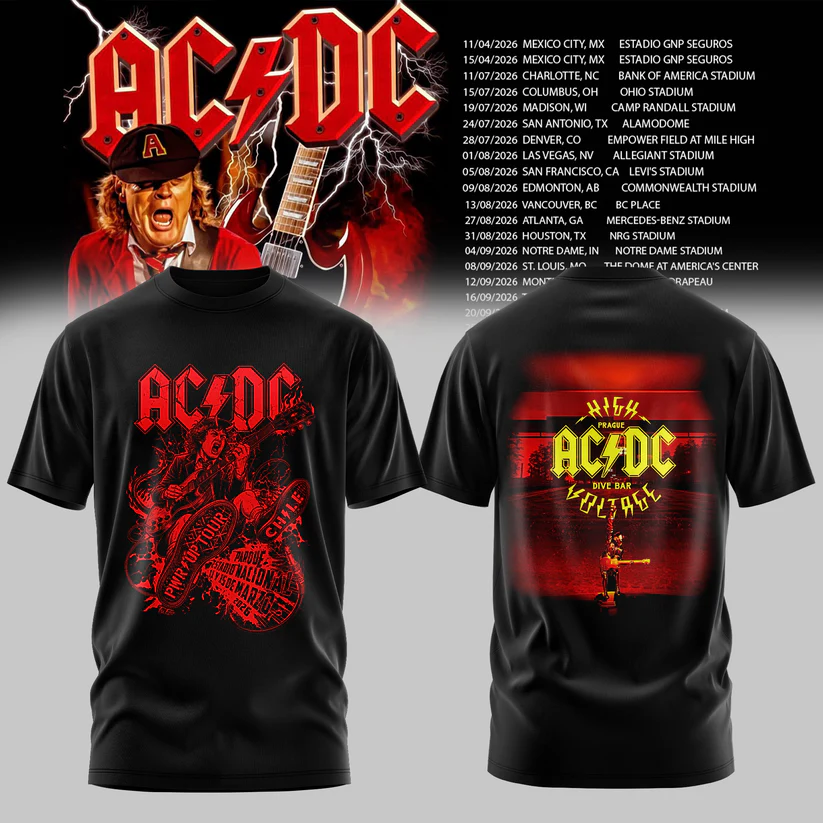 Perfect Edition AC/DC Power Up Tour 2026 T-Shirt