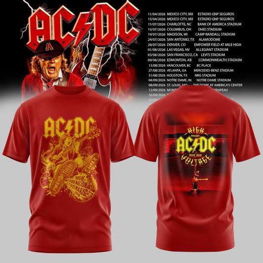 Perfect Edition AC/DC Power Up Tour 2026 T-Shirt