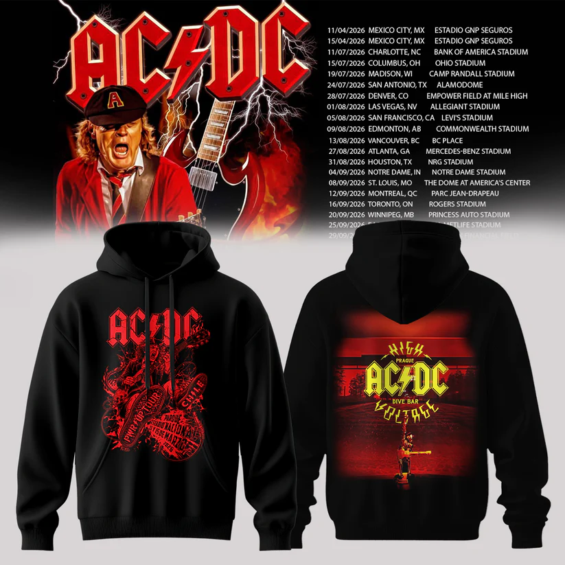 Hoodie AC/DC - Power Up Tour 2026 North America Hoodie