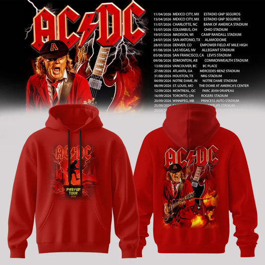 Hoodie AC/DC - Power Up Tour 2026 North America Hoodie