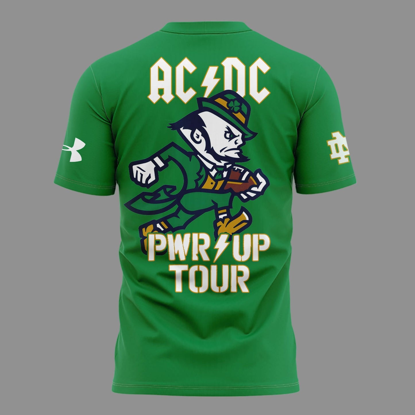 Exclusive AC/DC x Notre Dame Football - Power Up Tour 2026 T-Shirt