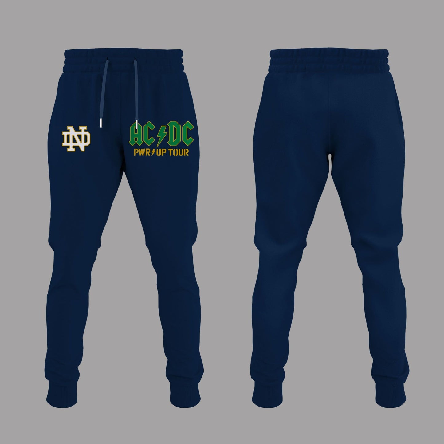 New Shirt AC/DC x Notre Dame Football - Power Up Tour 2026 T-Shirt