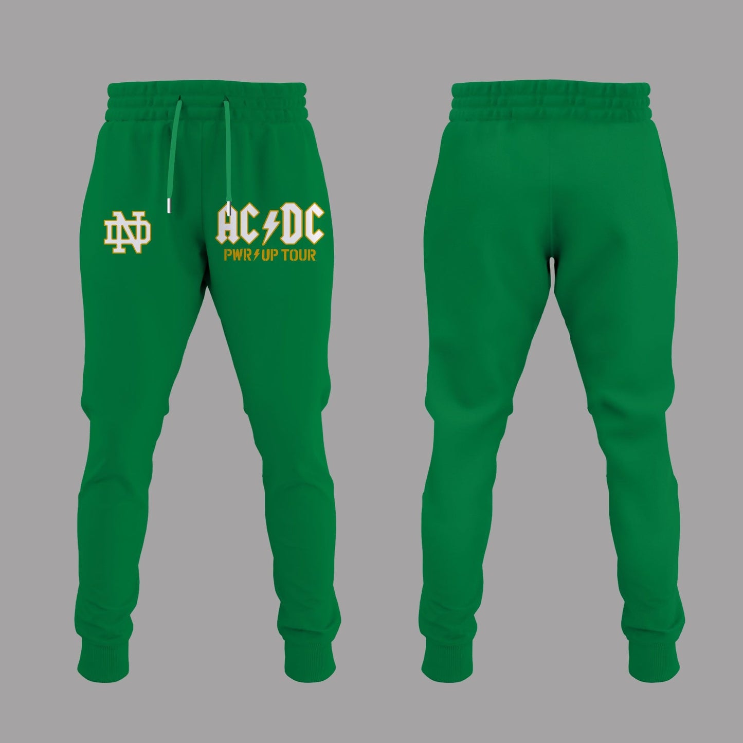 Exclusive Tshirt AC/DC x Notre Dame Football - Power Up Tour 2026 T-Shirt
