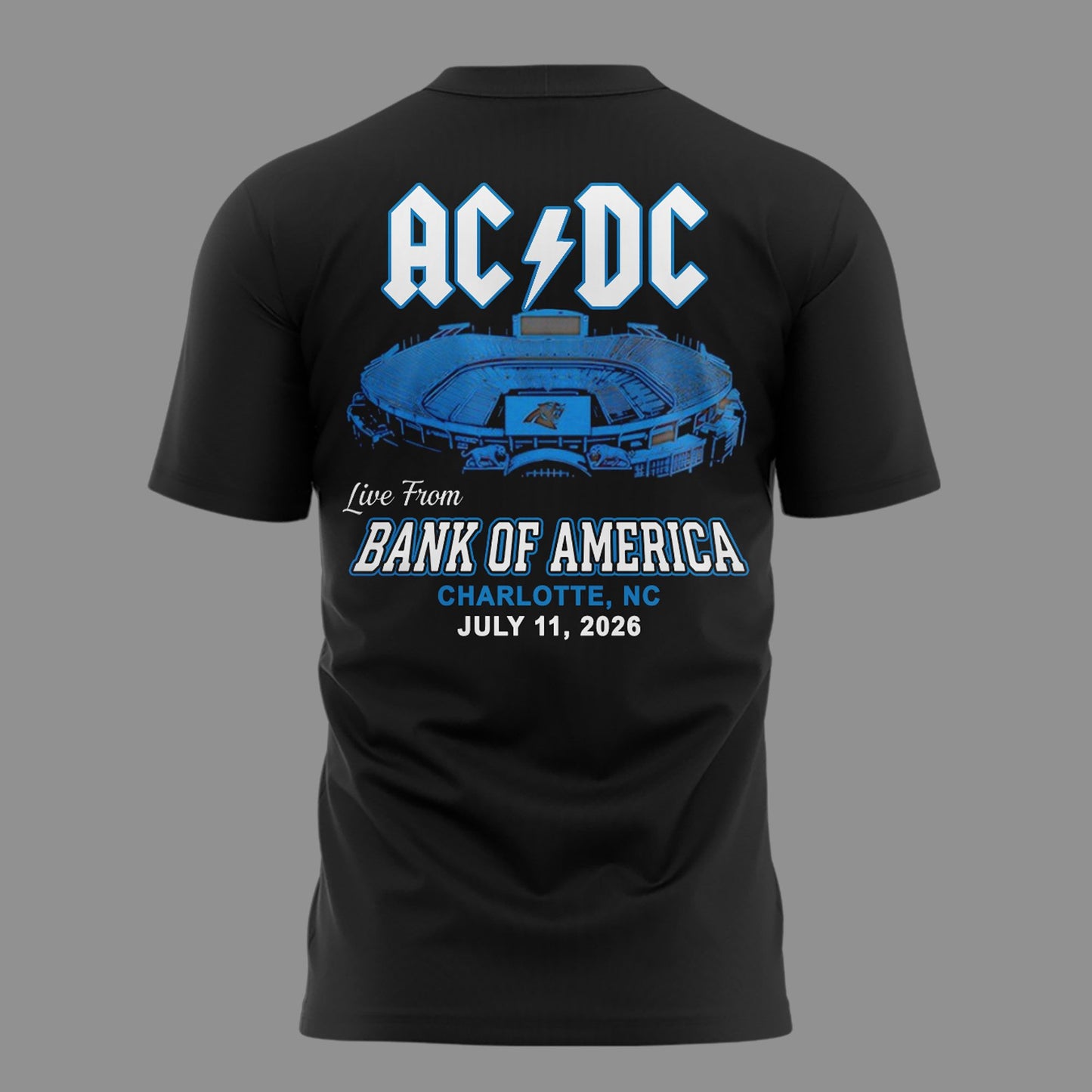 Exclusive 2026 Power Up Tour - AC/DC x Carolina Panthers T-Shirt